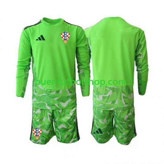 Camiseta de Fútbol Croacia Portero 2026-2027 Primera Equipación Manga Larga Niño Camiseta de Fútbol Croacia Portero 2026-2027 Primera Equipación Manga Larga Niño