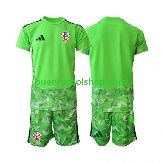Camiseta de Fútbol Croacia Portero 2026-2027 Primera Equipación Manga Corta Niño