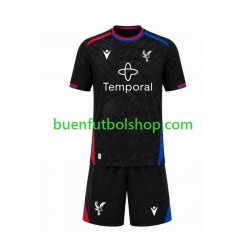 Camiseta de Fútbol Crystal Palace 2026-2027 Segunda Equipación Manga Corta Niño