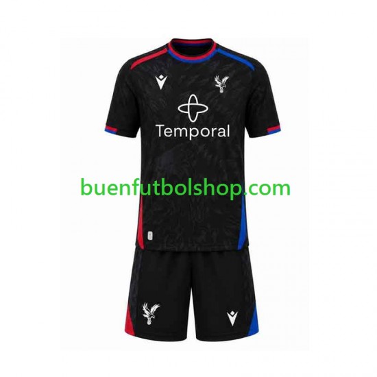 Camiseta de Fútbol Crystal Palace 2026-2027 Segunda Equipación Manga Corta Niño