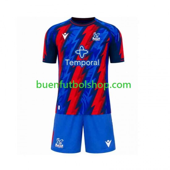 Camiseta de Fútbol Crystal Palace 2026-2027 Tercera Equipación Manga Corta Niño