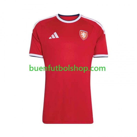 Camiseta de Fútbol República Checa 2026-2027 Primera Equipación Manga Corta Hombre