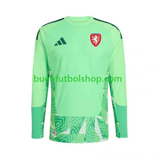 Camiseta de Fútbol República Checa Portero 2026-2027 Primera Equipación Manga Larga Hombre