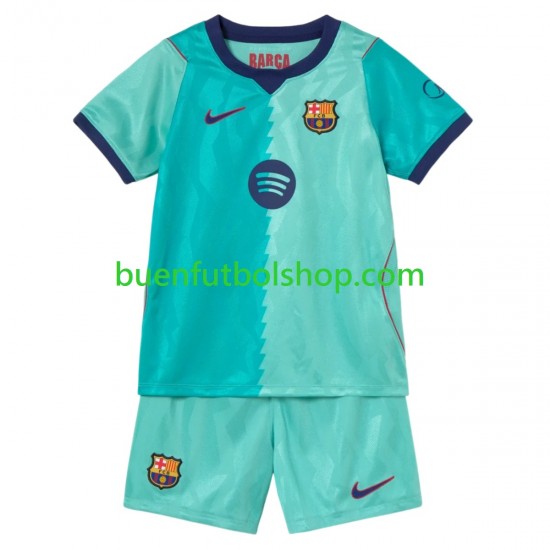 Camiseta de Fútbol FC Barcelona 2026-2027 Tercera Equipación Manga Corta Niño