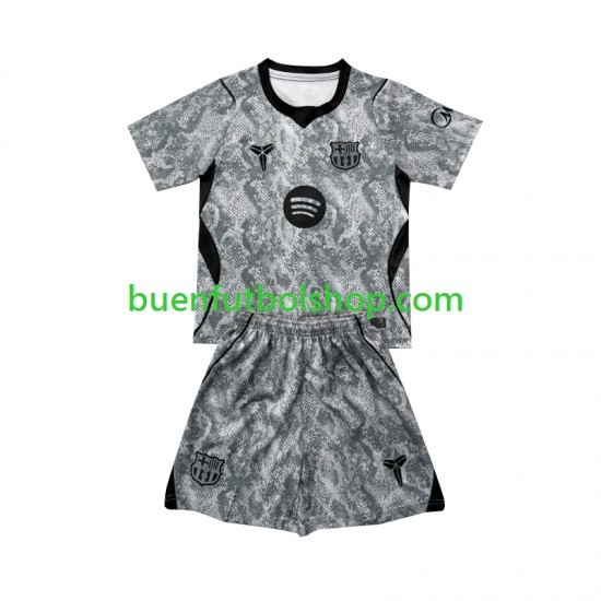 Camiseta de Fútbol FC Barcelona Portero 2026-2027 Segunda Equipación Manga Corta Niño
