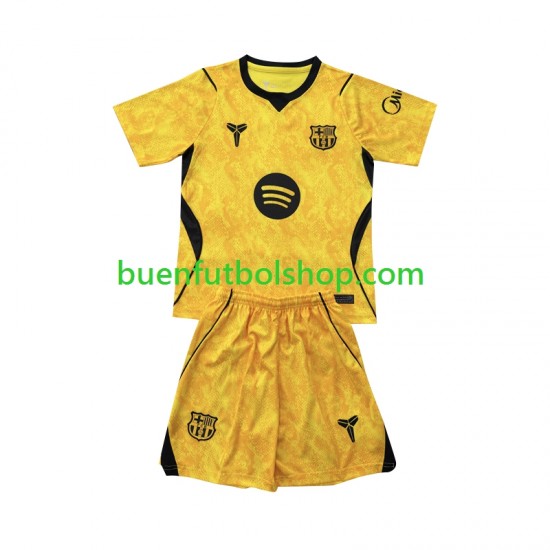 Camiseta de Fútbol FC Barcelona Portero 2026-2027 Cuarta Equipación Manga Corta Niño Camiseta de Fútbol FC Barcelona Portero 2026-2027 Cuarta Equipación Manga Corta Niño