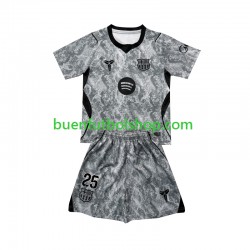 Camiseta de Fútbol FC Barcelona Portero Dominik Livakovic 25 2026-2027 Segunda Equipación Manga Corta Niño