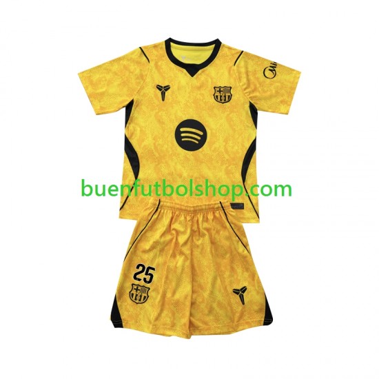 Camiseta de Fútbol FC Barcelona Portero Dominik Livakovic 25 2026-2027 Cuarta Equipación Manga Corta Niño