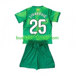 Camiseta de Fútbol FC Barcelona Portero Dominik Livakovic 25 2026-2027 Primera Equipación Manga Corta Niño