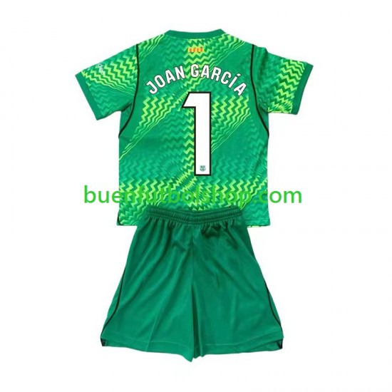 Camiseta de Fútbol FC Barcelona Portero Joan Garcia 1 2026-2027 Primera Equipación Manga Corta Niño