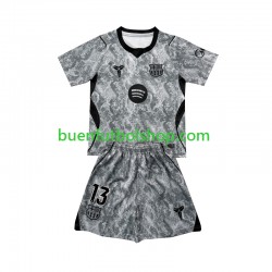 Camiseta de Fútbol FC Barcelona Portero Wojciech Szczesny 13 2026-2027 Segunda Equipación Manga Corta Niño