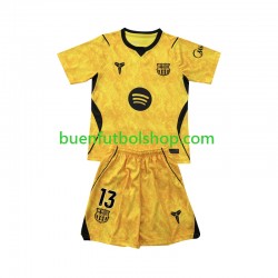 Camiseta de Fútbol FC Barcelona Portero Wojciech Szczesny 13 2026-2027 Cuarta Equipación Manga Corta Niño