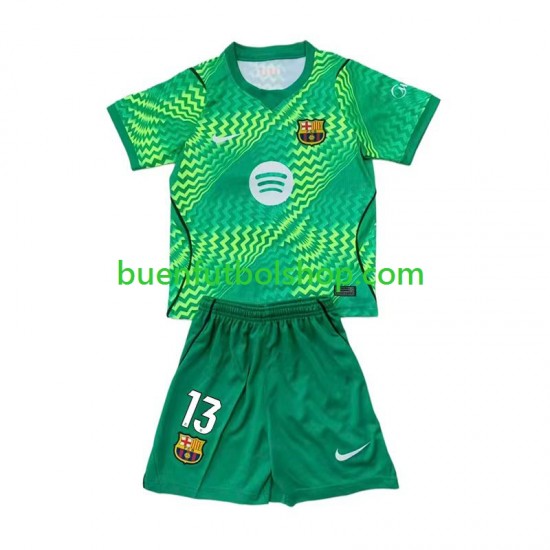 Camiseta de Fútbol FC Barcelona Portero Wojciech Szczesny 13 2026-2027 Primera Equipación Manga Corta Niño
