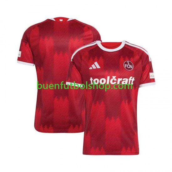 Camiseta de Fútbol FC Nurnberg 2026-2027 Primera Equipación Manga Corta Hombre