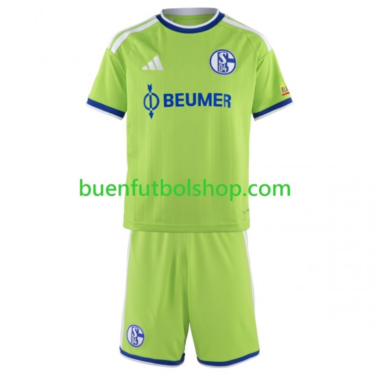 Camiseta de Fútbol Schalke 04 FC 2026-2027 Tercera Equipación Manga Corta Niño