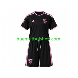 Camiseta de Fútbol Sevilla FC 2026-2027 Tercera Equipación Manga Corta Niño