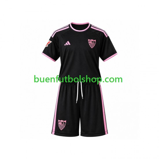 Camiseta de Fútbol Sevilla FC 2026-2027 Tercera Equipación Manga Corta Niño