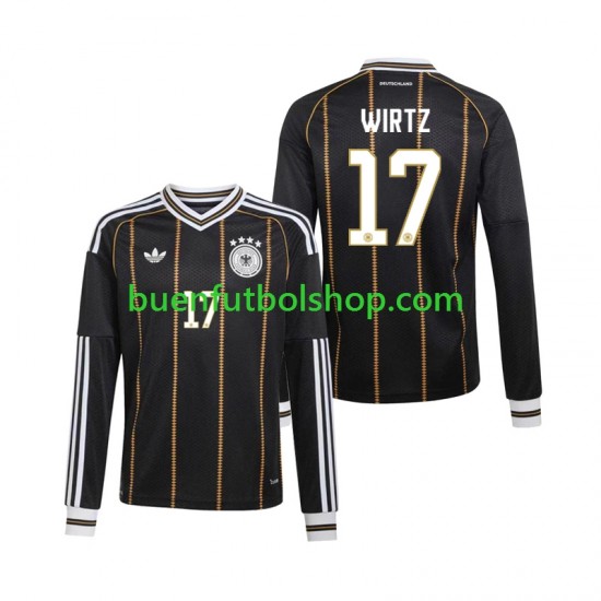 Camiseta de Fútbol Alemania Florian Wirtz 17 2026 Tercera Equipación Manga Larga Hombre