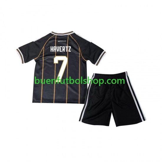 Camiseta de Fútbol Alemania Kai Havertz 7 2026 Tercera Equipación Manga Corta Niño