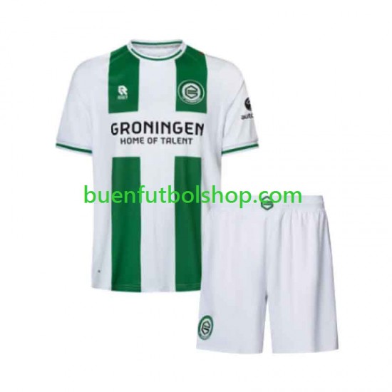 Camiseta de Fútbol Groningen 2026-2027 Primera Equipación Manga Corta Niño