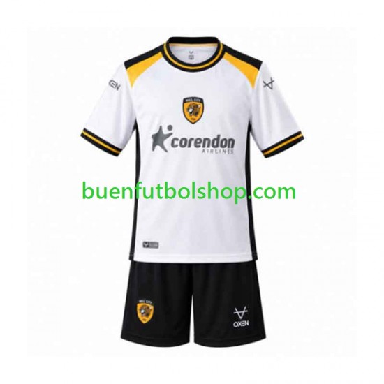 Camiseta de Fútbol Hull City 2026-2027 Segunda Equipación Manga Corta Niño