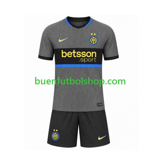 Camiseta de Fútbol Inter Milan 2026-2027 Tercera Equipación Manga Corta Niño