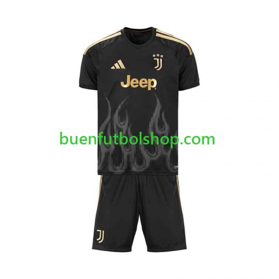 Camiseta de Fútbol Juventus 2026-2027 Tercera Equipación Manga Corta Niño