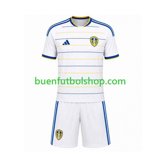 Camiseta de Fútbol Leeds United 2026-2027 Primera Equipación Manga Corta Niño