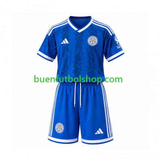 Camiseta de Fútbol Leicester City 2026-2027 Primera Equipación Manga Corta Niño
