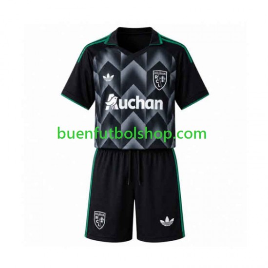 Camiseta de Fútbol Lens 2026-2027 Segunda Equipación Manga Corta Niño