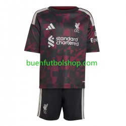 Camiseta de Fútbol Liverpool 2026-2027 Tercera Equipación Manga Corta Niño