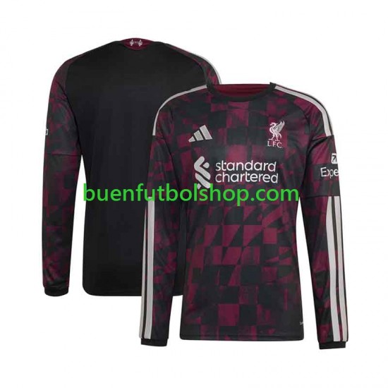 Camiseta de Fútbol Liverpool 2026-2027 Tercera Equipación Manga Larga Hombre