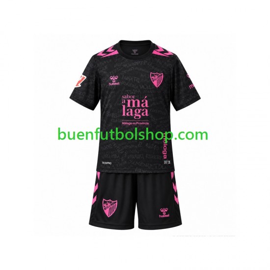 Camiseta de Fútbol Málaga CF 2026-2027 Tercera Equipación Manga Corta Niño