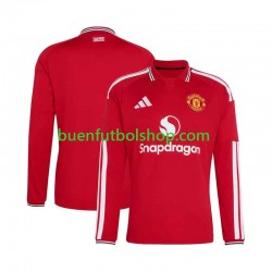 Camiseta de Fútbol Manchester United 2026-2027 Primera Equipación Manga Larga Hombre