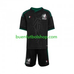 Camiseta de Fútbol México 2026 Tercera Equipación Manga Corta Niño