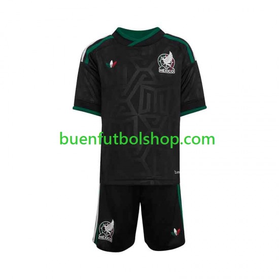 Camiseta de Fútbol México 2026 Tercera Equipación Manga Corta Niño