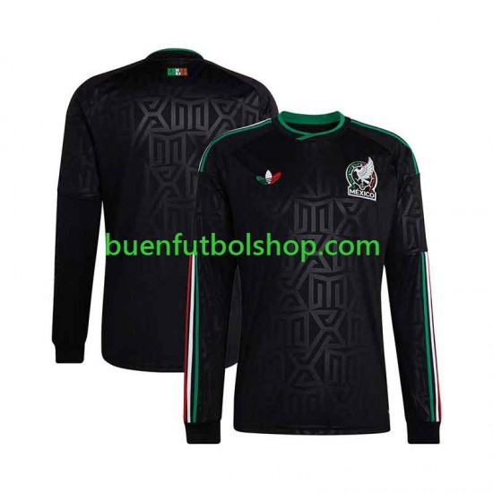 Camiseta de Fútbol México 2026 Tercera Equipación Manga Larga Hombre