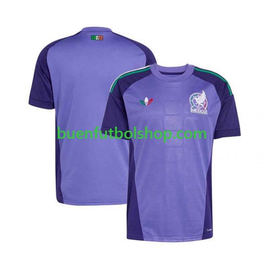 Camiseta de Fútbol México Portero 2026 Segunda Equipación Manga Corta Hombre