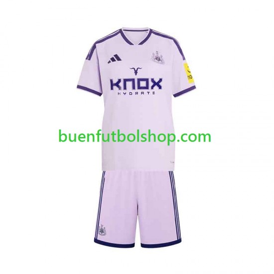 Camiseta de Fútbol Newcastle United 2026-2027 Tercera Equipación Manga Corta Niño