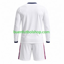 Camiseta de Fútbol Paris Saint-Germain 2026-2027 Segunda Equipación Manga Larga Niño