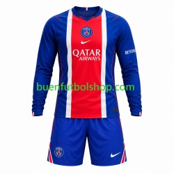 Camiseta de Fútbol Paris Saint-Germain 2026-2027 Primera Equipación Manga Larga Niño