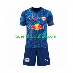 Camiseta de Fútbol RB Leipzig 2026-2027 Tercera Equipación Manga Corta Niño