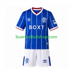 Camiseta de Fútbol Rangers 2026-2027 Primera Equipación Manga Corta Niño