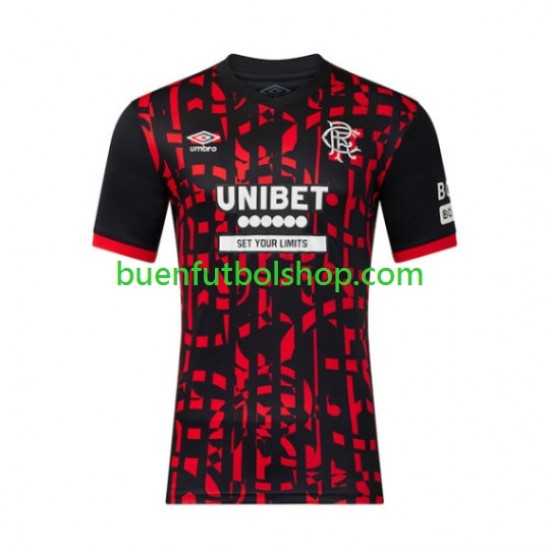 Camiseta de Fútbol Rangers 2026-2027 Tercera Equipación Manga Corta Hombre