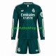 Camiseta de Fútbol Real Madrid 2026-2027 Segunda Equipación Manga Larga Niño