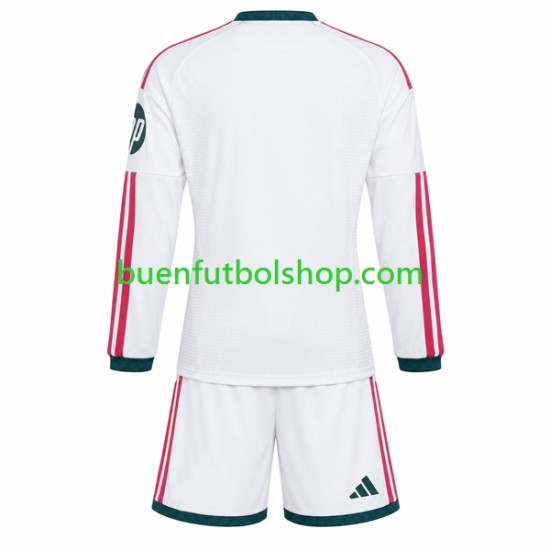 Camiseta de Fútbol Real Madrid 2026-2027 Primera Equipación Manga Larga Niño