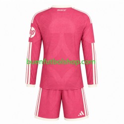 Camiseta de Fútbol Real Madrid 2026-2027 Tercera Equipación Manga Larga Niño