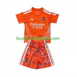 Camiseta de Fútbol Real Madrid Portero 2026-2027 Primera Equipación Manga Corta Niño