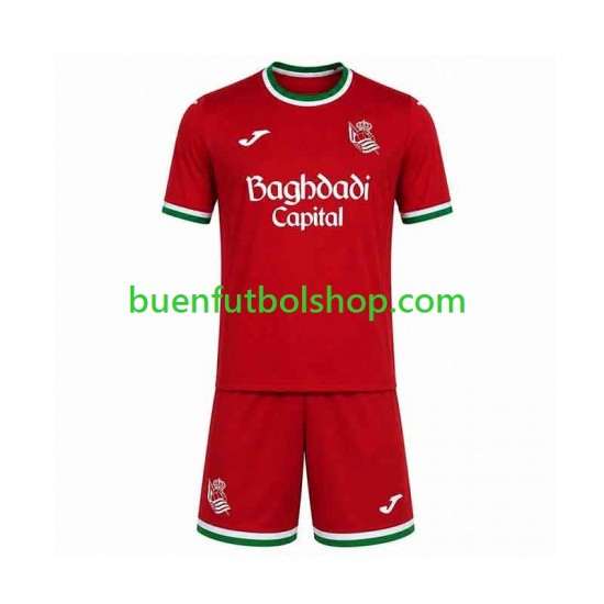 Camiseta de Fútbol Real Sociedad 2026-2027 Tercera Equipación Manga Corta Niño