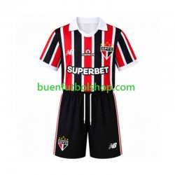 Camiseta de Fútbol Sao Paulo 2026-2027 Segunda Equipación Manga Corta Niño